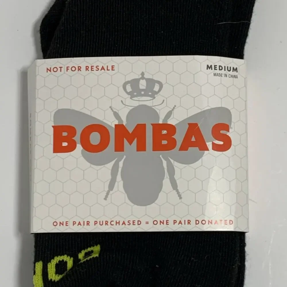 Bombas M NEW Mens Originals Calf Sock Black Multicolor